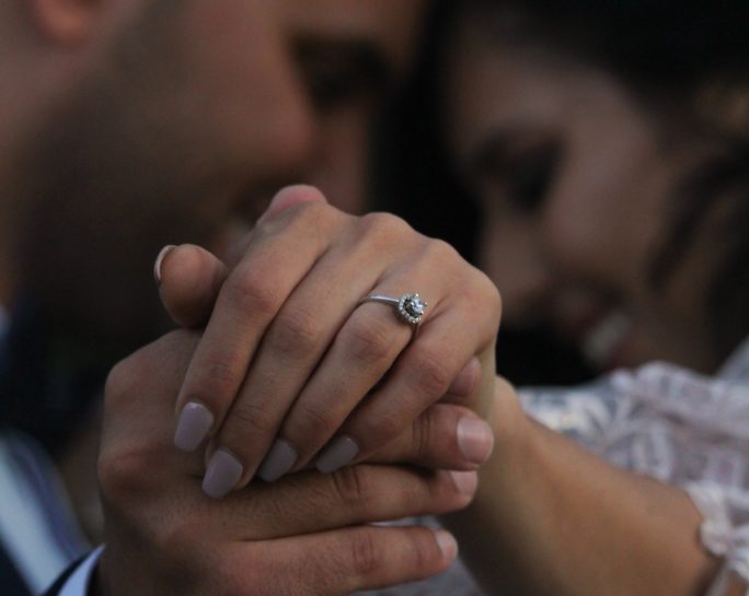 couple dancing holding hands engagement photography philadelphia